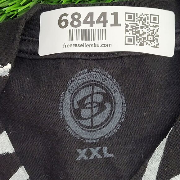 Lightning AOP Shirt 2XL 25x29 Black White - Picture 7 of 11